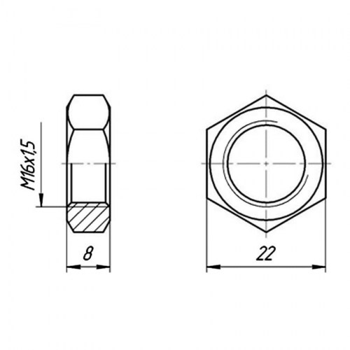 Ключ под гайку м20